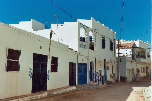 Vue extérieure de l'entrée du quartier juif de Hara Kebira
